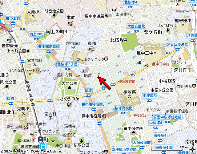 PC用待ち合わせ地図